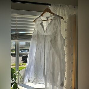 Banana Republic White Mini Dress
